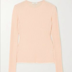 VINCE: Cashmere Ribbed Sweater